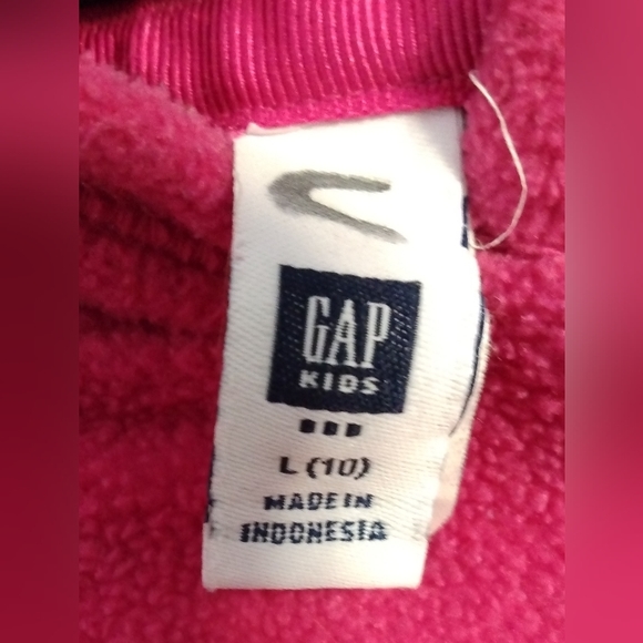 GAP kids Girls Fleece Hoodie size L (10) - Picture 2 of 4